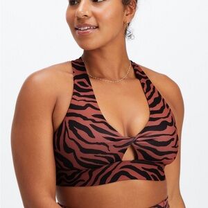 Fabletics Zebra Print Sports Bra